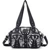 Angel Kiss Borsa Donna Tracolla Pelle PU Borsa a Mano Tote Bag Media Elegante Impermeabile Grande Capacità Molte Tasche Scomparti, per Lavoro, Scuola, Shopper, Università e Viaggio