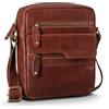 ROYALZ Oregon Borsa Tracolla Uomo Pelle Piccola - Borsa Uomo Vera Pelle Vintage, Borsello Uomo Compatto, Tracolla Uomo in Pelle, Messenger Bag Uomo