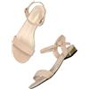 BCLBDFC Ciabatte Estive Plus Size 33-43 Scarpe per Le Donne Estate Moda Donna Sandali Tacchi Bassi Elegante Open Toe Antiscivolo Suola Morbida Sandalias De Mujer-multi-36