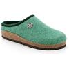 GRÜNLAND il benessere è naturale Grunland Sara CB0169 basilico Verde Ciabatte Donna Plantare Feltro Lana 38