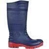 COFRA 00300-N16.W43 Typhoon Blue/Red S5 FO SR Taglia 43 Stivale PVC/NITRILE Blu/Rosso - Puntale E Lamina Stivali da Lavoro Scarpe Antinfortunistica