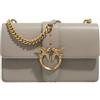 Pinko Love One Classic Cl Vitello Se, Borsa Donna, I68q_noce-antique Gold, Taglia unica