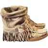 ticticlily Stivali Stivaletti Donna Scarpe da Donna Stivaletti con Frange da Donna Stivaletti Bassi Stile retrò Romano Tinta Unita con Nappine A Cachi 40 EU