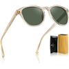 Carfia Chic Occhiali da Sole Polarizzati Uomo Donna Vintage Tortoiseshell Occhiali da Sole dall'Italia Acetato Materiale CA2307