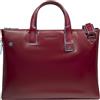Piquadro Cartellina sottile in pelle due manici - Borsa a tracolla Unisex - Adulto, Rojo, Talla única -