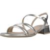 Nero Giardini E513290D Sandali Donna in Pelle - Argento 39 EU