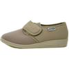 EMANUELA 655 Beige Pantofole Donna Made in Italy Zeppa 3 CM Lavabili in Lavatrice 30 Gradi Tomaia con Strappo Elasticizzata Beige 41