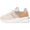Nero Giardini E512863D Sneakers Donna in Suede, Tela E Materiale Tecnico - Yogurt 40 EU