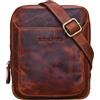 STILORD "Costa" Borsello Piccolo Uomo in Pelle Borsa Tracolla Piccola Vintage Messenger Bag per Tablet da 8,4 Pollici Colore:kara - cognac