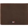 Tommy Hilfiger Portafoglio Uomo Johnson con Scomparto Monete, Marrone (Brown), Taglia Unica