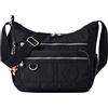 Foino Borsa Tracolla Donna Borse a Spalla Leggero Sacchetto Scuola Borse da Viaggio Sport Messenger Bag Impermeabile Borsello Sportive Tasca per Outdoor
