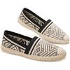GLAMORA Espadrillas Donna Ballerine Slip On Scarpe Basse Maglia Jacquard Geometrico Traspirante Leggere Estive Comode Suola Gomma Antiscivolo Flessibili Tessuto Elasticizzato Calzata Facile