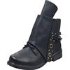 ticticlily Stivali Donna Invernali Scarpe con a Tubo Basso Tacchi bassi Grosse Stivali Casual Scarpe da Donna Scarpe da Passeggio Stivali da Equitazione Nero 38 EU