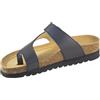 sanaGens Masai 72 NERO infradito Ciabatte Ortopediche Made in Italy Tg 36