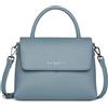bugatti Almata borsa 2-in-1 con astuccio cosmetico extra, borsa da donna in pelle sintetica, blu