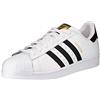 adidas Originals Adidas Superstar J, Scarpe per bambini, Ragazzo, Multicolore (Ftwr White/Core Black/Ftwr White), 40