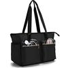 Damero Borsa da lavoro per infermiera, Borsa da lavoro portatile per infermiera per chiamate a domicilio, donna, forniture mediche, Nero
