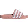 adidas Adilette W, Sandali a Punta Aperta Donna, Wonder Mauve White Wonder Mauve, 40.5 EU