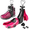 SULPO Tendiscarpe in 3 Misure, per Allargare le Scarpe che Stringono, Uomo, Donna, Scarpe da Ginnastica, Stivali, Stivaletti, Extra Resistente e Regolabile, Rosa, 40 - 47