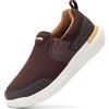 FitVille Scarpe Uomo per Camminata Antiscivolo Slip-on Casual Sneaker Senza Lacci Comode Leggere e Traspiranti a Pianta Larga