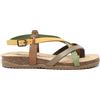 BioNatura sandalo donna infradito basso multicolor 34A2005-I-GOIM04 Imb. Gaucho Oil M04 (numeric_40)