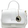 Chicca Borse Borsa Bauletto da donna in pelle, borsa a mano con tracolla