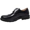 Evoga Scarpe Francesine Uomo Casual Eleganti Calzature Man's Shoes (#A2 Nero, 44)