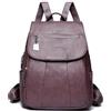 BUKESIYI Donna Borsa Zaino Elegante Zainetto Borse a Tracolla Zaini Antifurto Zainetti 2025 Firmate PU Pelle IT78579 Porpora
