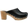 ESTRO Zoccoli in Legno Donna in Pelle Ciabatte Sanitarie Donna CDL03