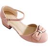 OBiQuzz Grandi Ragazze Chiuse Dita Tacchi bassi Tacchi spessi Tacchi alti Scarpe Da Principessa Da Sposa Scarpe Da Giornaliero Bambino Scarpe Girello