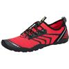 SAGUARO Scarpe da Sport Acquatici Uomo Donna Scarpette Scoglio Traspiranti Leggere Scarpe da Immersione per Piscina Spiaggia Canottaggio Mare Fiume Surf Vela Acqua Cycling, Rosso Mela, 37 EU