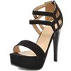 LarDorLin Donna Tacco a Spillos Estate Plateau Sandals Semplici