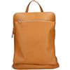 Chicca Borse Borsa Zaino Donna in Pelle Made in Italy 29x37x11 Cm