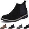 GiJQbFL Scarpe Eleganti da Uomo con Rialzo per l'altezza - Stivali da Cowboy alla Caviglia con Rialzo Invisibile 2,36 Lavoro da Passeggio e Guida per Matrimoni e uffici