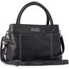 Catwalk Collection Handbags - Borsa a Spalla con Tracolla Removibile in Pelle - Tote Bag Media da Donna - Borsa a Mano - Rosaline - Nero