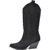 IF Fashion Stivali Cowboy Western Texani Scarpe da Donna A Punta Camperos LY80-12