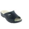 SANIFLEX 89851-10 Certificato Medico Zoccoli Sabot Pantofole Scarpe di Pelle, Donna, Blu, EU 37