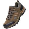 Generic Scarpe da trekking leggere da uomo, estive: scarpe da trekking, scarpe ortopediche, larghe, antiscivolo, da lavoro, traspiranti, classiche, comode, marrone, 45 EU