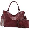 VX VONXURY Borsa Donna Borse a Tracolla Spalla Elegante PU Pelle Vintage Borsa Hobo Shopper per Università, Lavoro, Viaggi