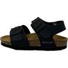 GRÜNLAND il benessere è naturale Grunland Luce SB1206 32/38 Nero Scarpe Sandali Bambino Doppia Fibbia
