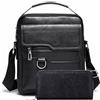 LLELEMAMO Borsello Uomo Tracolla Business Casual - Borsa Crossbody Pelle PU per Lavoro e Viaggio, Piccola Borsa Messenger Spalla, Sling Bag Vintage Quotidiana con Scomparto Tablet, Impermeabile (I)