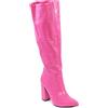 Toocool - Stivali Donna Scarpe a Punta Coccodrillo Ginocchio Tacchi Alti X8062