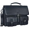 STILORD Victor Ventiquattrore uomo in pelle Borsa da lavoro vintage grande Portadocumenti con tracolla Valigetta 24 ore Cartella ufficio da insegnante Colore:nero
