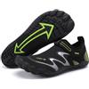 FJOADNVM Scarpe da Scoglio Scarpe da Spiaggia estive, Scarpe Tennis, Acqua, Fitness a Cinque Dita, Trekking, Casual Uomo all'aperto(Black,43)