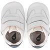 Bobux Suola morbida Pitch Scarpette rispettose, bianco navy, 3-9 meses
