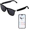 SUNSEATON Occhiali Intelligenti Traduttore AI, Occhiali da Bluetooth Audio Uomo Donna, Smart Glasses con Microfono per Smartphone Chiamate Ascoltare Musica, 110+ Languages