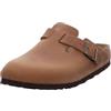 BIRKENSTOCK - BOSTON - SABOT CHIUSO IN PUNTA BIRKENSTOCK MODELLO BOSTON CON PLANTARE BIRKENSTOCK 37/COGNAC-N