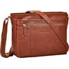 STILORD Bianca Media Borsa a Tracolla Donna in Pelle Vintage Borsa a Mano Medio Grande Pochette Elegante Borsetta Cuoio Borse a Spalla con Cerniera Tracolla Regolabile Colore:maraska - marrone