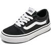 Vans Ward, Sneaker Unisex - Bambini e ragazzi, Suede Canvas Black White, 32 EU