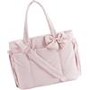 Generico Crush Bow Tote Bag Per Donne, Elegante Design Della Borsa, 13,78 Pollici, Tanta Frizione Elegante, Versatilità Del Cinturino Regolabile, Look Accessorio Senza, Per Il Viaggio